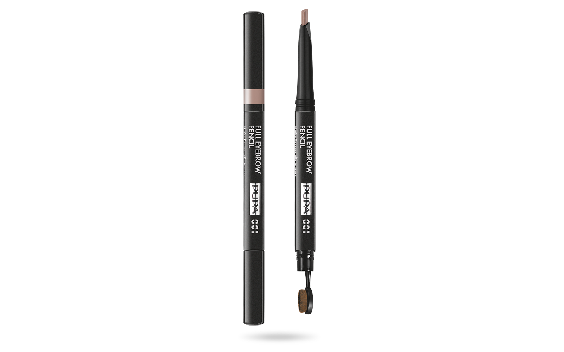 pupa, full, paraben free, definer, double ended, eyebrow cream pencil & brush 2 in 1, 001, blonde, 0.2 g *tester pupa, full, paraben free, definer, double ended, eyebrow cream pencil & brush 2 in 1, 001, blonde, 0.2 g *tester