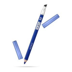 pupa, multiplay, double ended, eyeshadow & kajal eyeliner 2 in 1, 55, electric blue, 1.2 g *tester