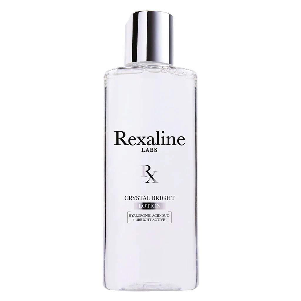 rexaline, crystal bright, hyaluronic acid + 3 bright active, illuminating, exfoliating lotion, 150 ml *tester rexaline, crystal bright, hyaluronic acid + 3 bright active, illuminating, exfoliating lotion, 150 ml *tester