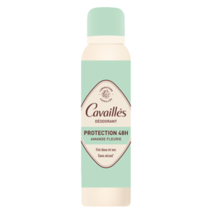 roge cavailles, dermato, 48h protection, almond blossom, deodorant spray, for women, 150 ml