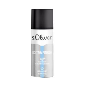 s. oliver, extra fresh, hydrating 48h, deodorant spray, for men, 150 ml