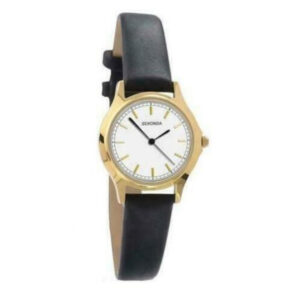 sekonda, sekonda, quartz leather strap watch, 4136, for women