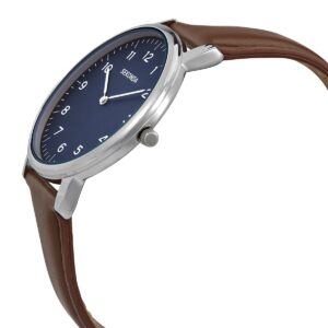 sekonda, sekonda, quartz leather strap watch, 1347.84, for men