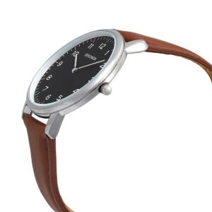 sekonda, sekonda, quartz leather strap watch, 1348.84, for men
