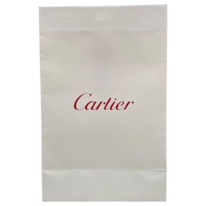 set, cartier, cartier, shopping, gwp cardboard bag, white, 10 pcs