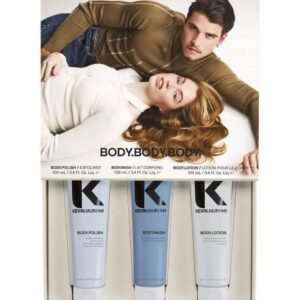 set kevin murphy: body, body scrub, 100 ml + body, hydrating, body wash, 100 ml + body, hydrating, body lotion, 100 ml
