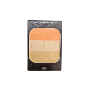 shiseido, face color enhancing trio, non comedogenic, blushing/sculpting & harmonizing, face palette, or1, peach, 3 shades, 7 g *tester