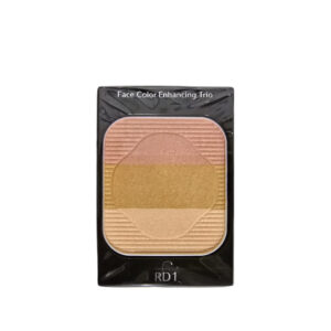 shiseido, face color enhancing trio, non comedogenic, blushing/sculpting & harmonizing, face palette, rd1, apple, 3 shades, 7 g *tester