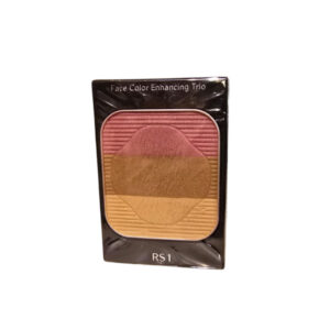 shiseido, face color enhancing trio, non comedogenic, blushing/sculpting & harmonizing, face palette, rs1, plum, 3 shades, 7 g *tester