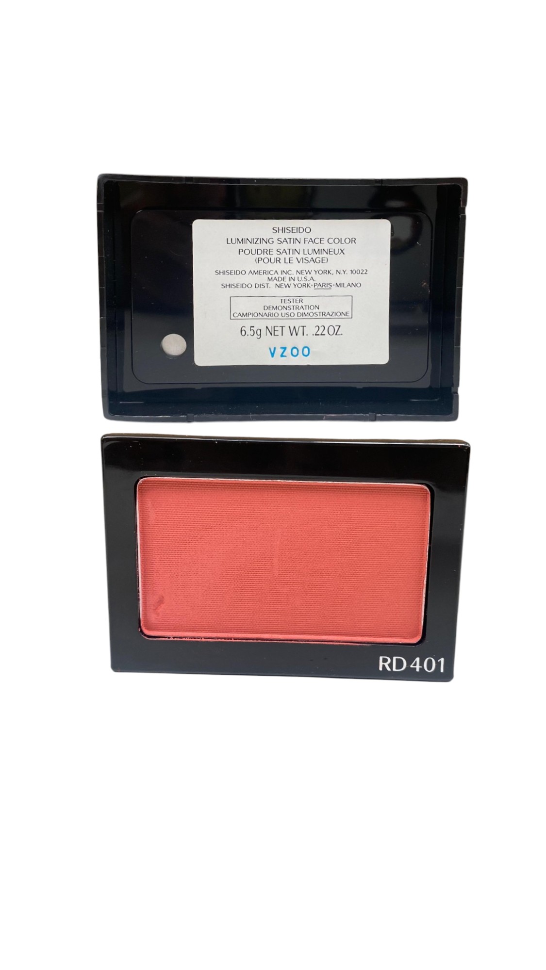 shiseido, luminizing satin, blush compact powder, rd401, orchid, 6.5 g *tester shiseido, luminizing satin, blush compact powder, rd401, orchid, 6.5 g *tester