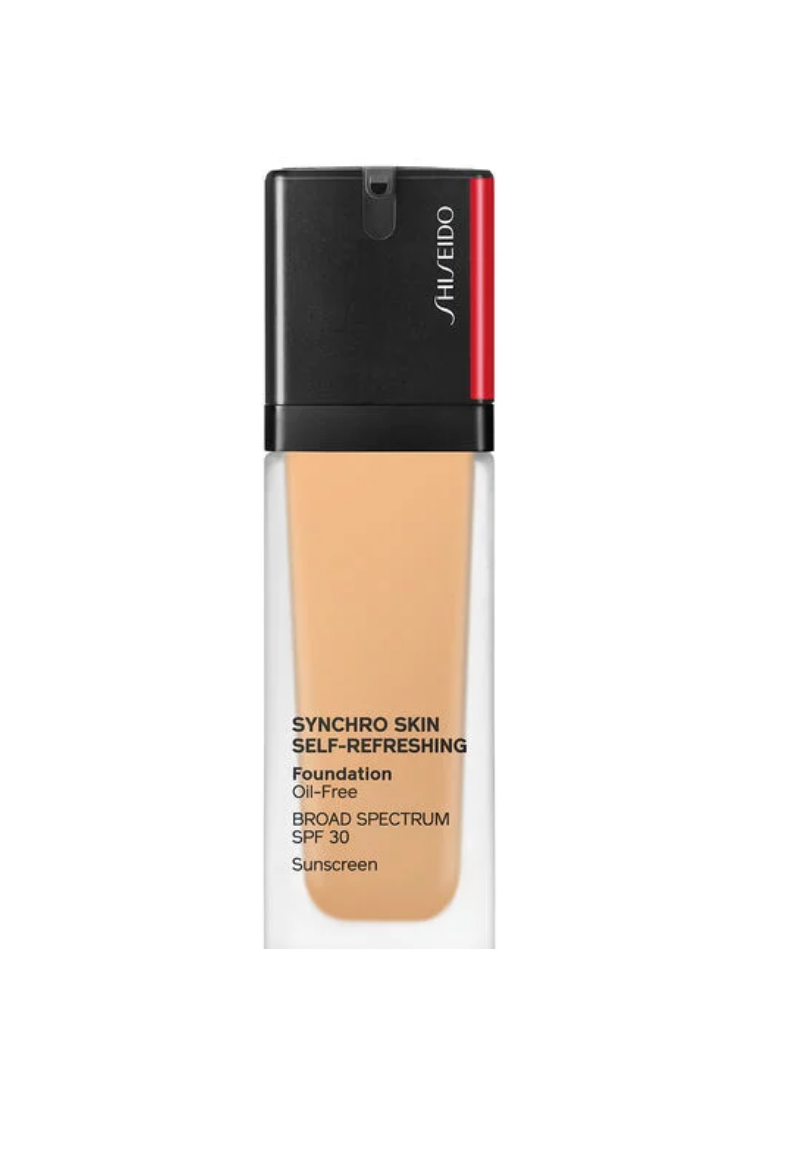 shiseido, synchro skin self refreshing, oil free, liquid foundation, 350, maple, spf 30, 10 ml *tester shiseido, synchro skin self refreshing, oil free, liquid foundation, 350, maple, spf 30, 10 ml *tester