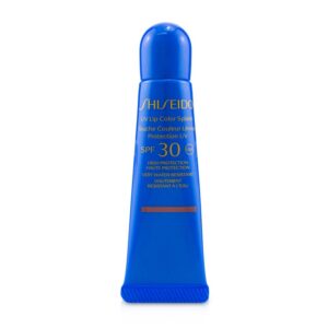 shiseido, uv color splash, waterproof, sun protection, lip balm, uluru red, spf 30, 10 ml *tester