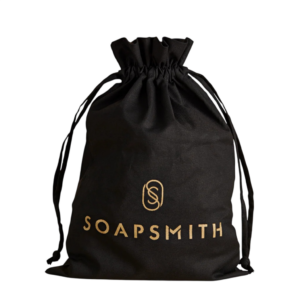 soapsmith, drawstring bag, gwp textile bag