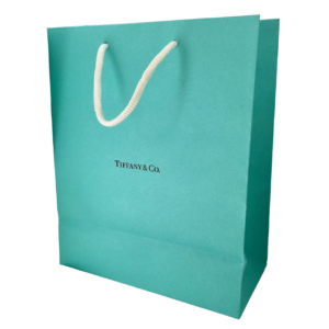 tiffany & co, tiffany & co., gwp cardboard bag, green, size l