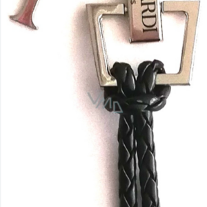 trussardi, riflesso, metal keyring
