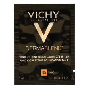 vichy, dermablend, hydrating, liquid foundation, 35, sand, 1 ml *sample