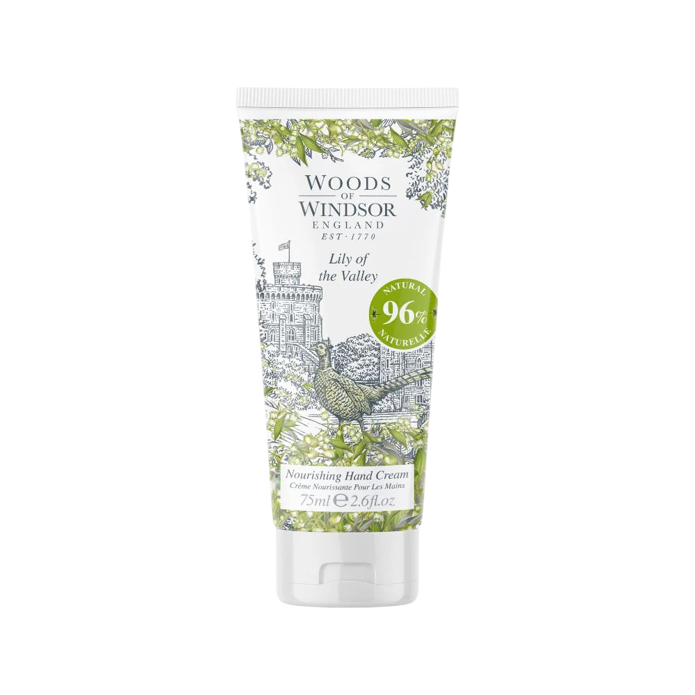 woods of windsor, lily of the valley, nourishing, hand cream, 75 ml woods of windsor, lily of the valley, nourishing, hand cream, 75 ml