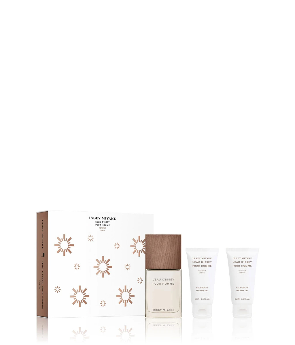 xmas 2023 set issey miyake: l'eau d'issey vetiver, eau de toilette, for men, 50 ml + l'eau d'issey vetiver, hydrating, shower gel, for all skin types, x2 pcs, 50 ml xmas 2023 set issey miyake: l'eau d'issey vetiver, eau de toilette, for men, 50 ml + l'eau d'issey vetiver, hydrating, shower gel, for all skin types, x2 pcs, 50 ml