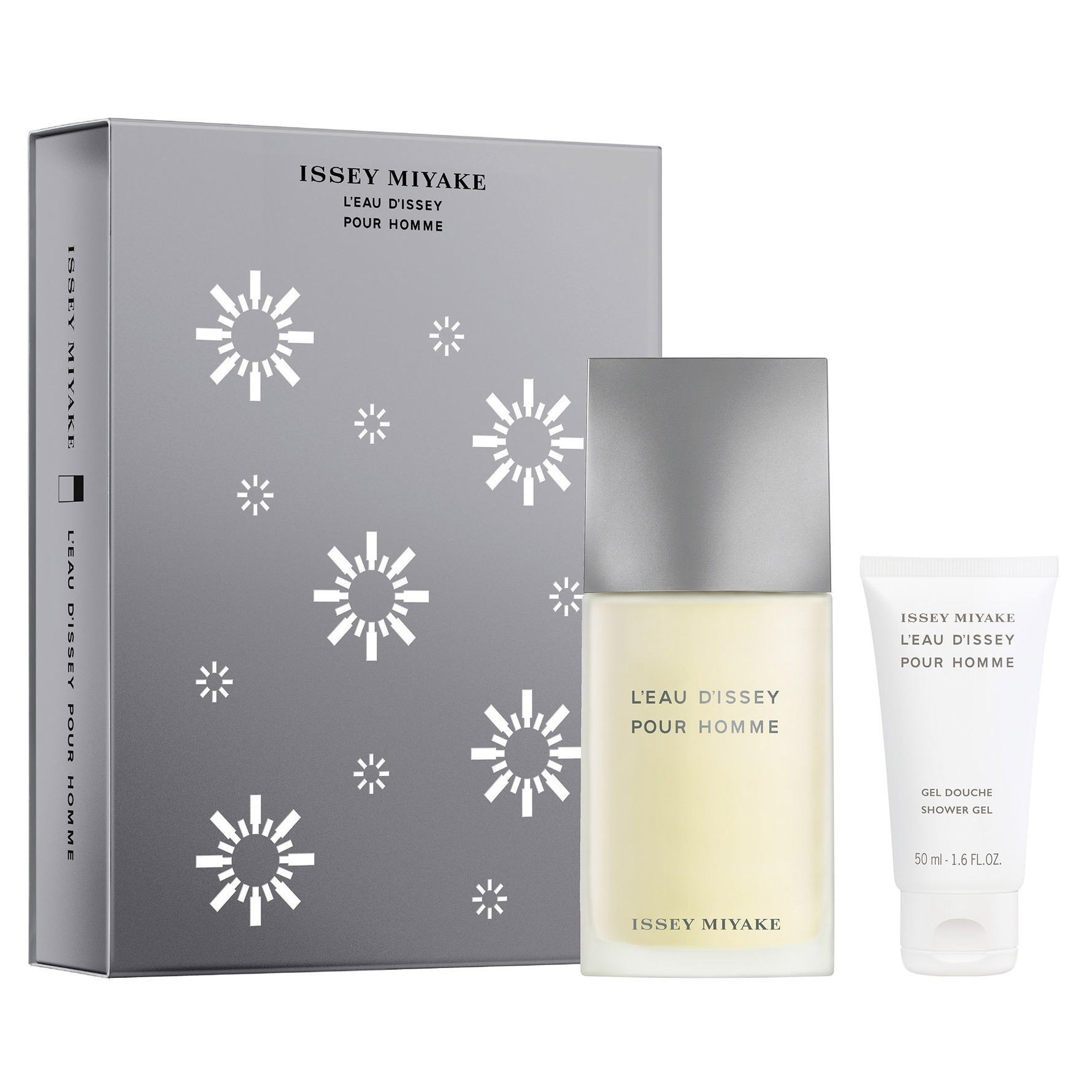 xmas set set issey miyake: l'eau d'issey, eau de toilette, for men, 75 ml + l'eau d'issey, moisturizing, shower gel, for all skin types, 50 ml xmas set set issey miyake: l'eau d'issey, eau de toilette, for men, 75 ml + l'eau d'issey, moisturizing, shower gel, for all skin types, 50 ml