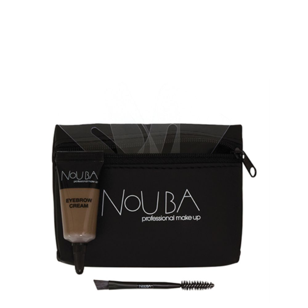 15 set nouba: nouba, eyebrow brush + nouba, eyebrow gel, 7 ml + textile makeup bag, black 15 set nouba: nouba, eyebrow brush + nouba, eyebrow gel, 7 ml + textile makeup bag, black