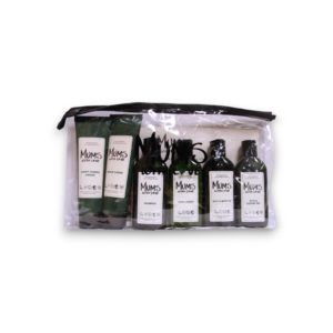 starter kit set mums with love: mums with love, hydrating, body lotion, 100 ml + mums with love, hair shampoo, for cleansing, 100 ml + mums with love, shower gel, for all skin types, 100 ml + mums with love, cleansing, bath oil, 100 ml + happy cheeks, repairing, cream, for face, 100 ml + mums with love, repairing, cream, for face, 100 ml + mums with love, textile bag, toiletry, for women