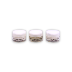 susanne's home spa collection set susanne kaufmann: face cleansers, paraben free, purifying, cleansing gel, for face, 30 ml + body lotions & creams, sulfates free, nourishing, body butter, day, 15 ml + face masks & exfoliators, enzyme, exfoliating cleanser, 15 ml + face masks & exfoliators, paraben free, moisturizing, night, cream mask, for face, 15 ml + body oils, marigold, hydrating, body oil, 30 ml