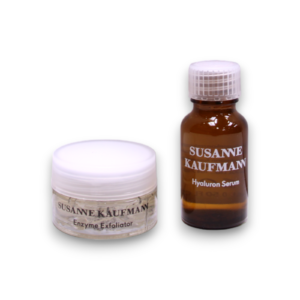 radiance collection set susanne kaufmann: face masks & exfoliators, anti ageing, sulfates free, gel mask, for face, 50 ml + face masks & exfoliators, enzyme, exfoliating cleanser, 15 ml + face serums & oils, hyaluron, moisturizing, serum, for face, 15 ml