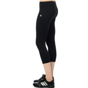 adidas, clima ess 34, sports women synthetic leggings, black, size s