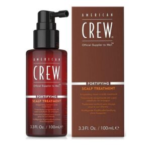 american crew, fortifying, vegetable proteins, leave in scalp treatment serum, for volume, 100 ml