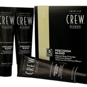 american crew, precision blend, semi permanent hair dye, 7 8 light, 3x, 40 ml