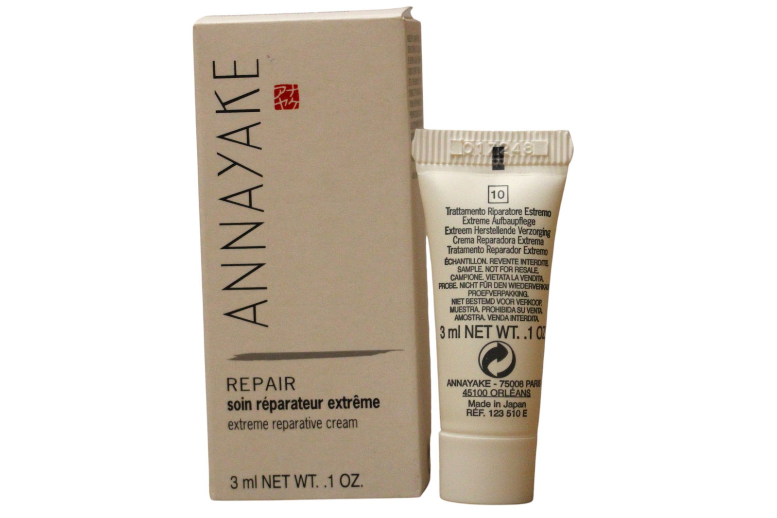 annayake, extreme, reparative, cream, for face, 3 ml *sample annayake, extreme, reparative, cream, for face, 3 ml *sample