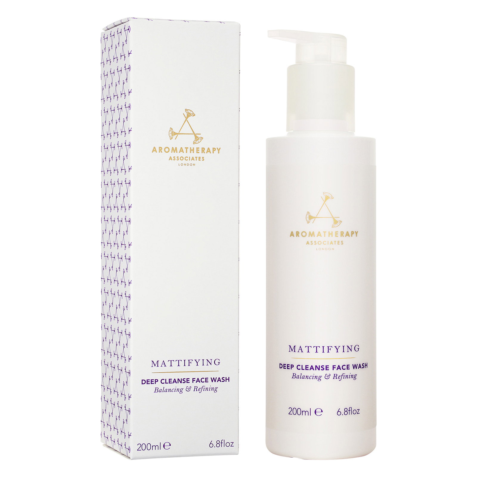 aromatherapy associates, mattifying, cleansing lotion, for face, 200 ml aromatherapy associates, mattifying, cleansing lotion, for face, 200 ml