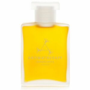 aromatherapy associates, forest therapy, pink pepper, mediterranean cypress & ho wood, relaxing, bath oil, 55 ml *tester