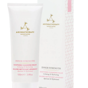 aromatherapy associates, inner strength, omega rich, calming, cleansing balm, for face, 100 ml