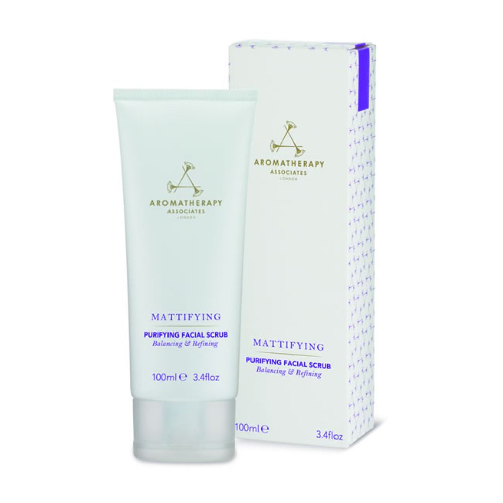 aromatherapy associates, mattifying, vegan, exfoliating scrub, 100 ml aromatherapy associates, mattifying, vegan, exfoliating scrub, 100 ml