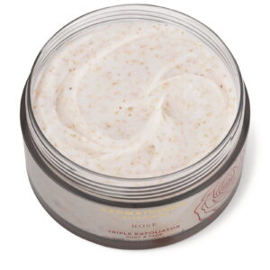 aromatherapy associates, rose, natural essential oils, exfoliating scrub, 200 ml