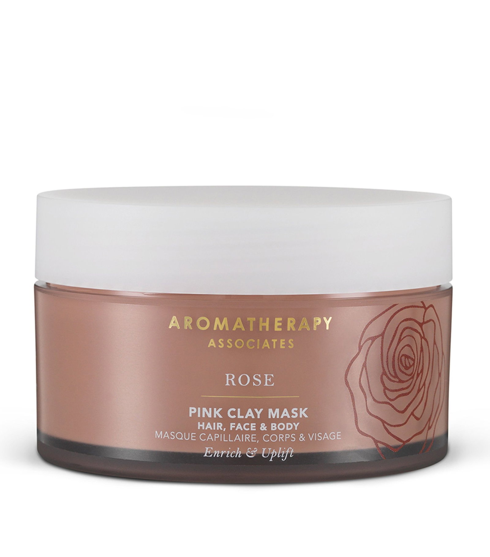 aromatherapy associates, rose, essential oils, eliminates impurities, clay mask, 200 ml aromatherapy associates, rose, essential oils, eliminates impurities, clay mask, 200 ml