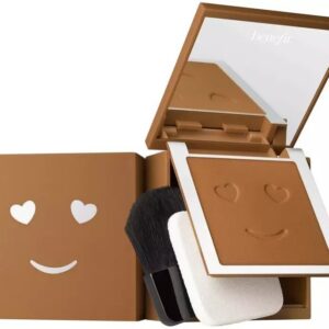 benefit, hello happy velvet, matte finish, compact foundation, 12, dark warm, 7 g