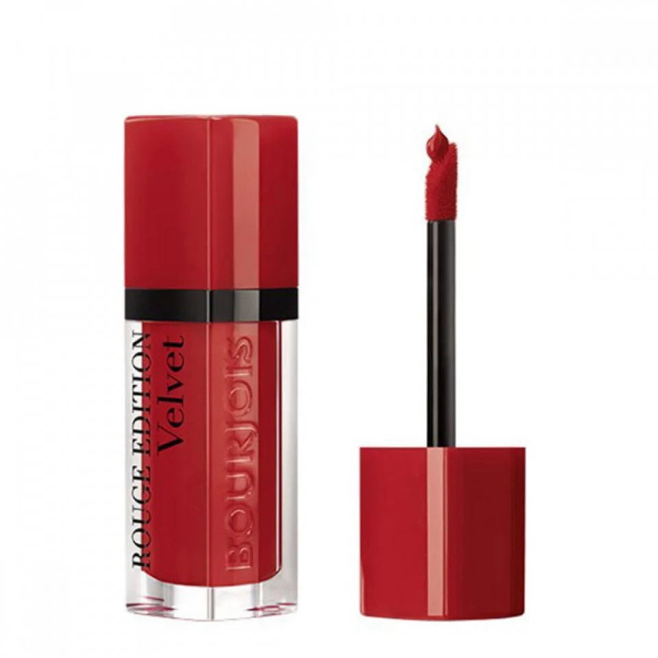 bourjois, rouge edition velvet, dimethicone, matte, liquid lipstick, 01, personne ne rouge, 7.7 ml bourjois, rouge edition velvet, dimethicone, matte, liquid lipstick, 01, personne ne rouge, 7.7 ml