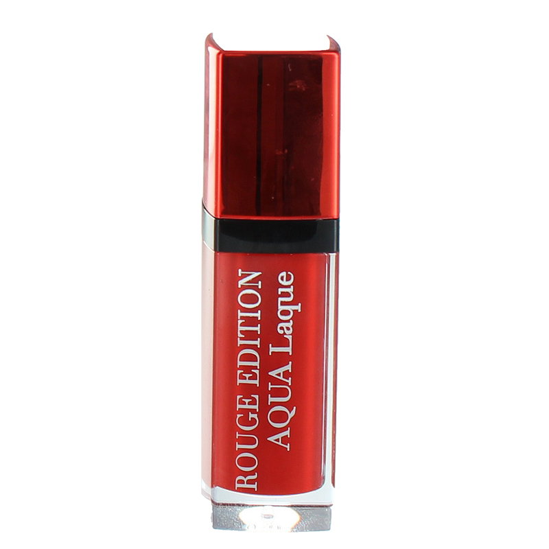 bourjois, rouge edition aqua laque, liquid lipstick, 06, feeling reddy, 7.7 ml bourjois, rouge edition aqua laque, liquid lipstick, 06, feeling reddy, 7.7 ml