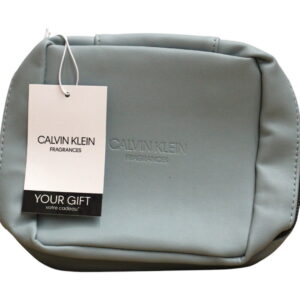 calvin klein, textile makeup bag