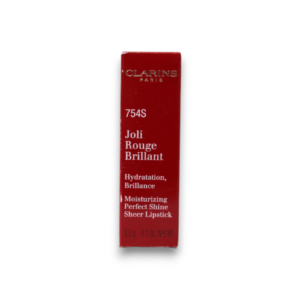 clarins, joli rouge, hydrating, cream lipstick, 754s, deep red, 3 g