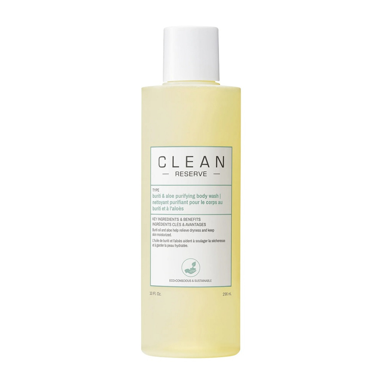 clean, reserve, buriti & aloe, purifying, body wash, 296 ml clean, reserve, buriti & aloe, purifying, body wash, 296 ml