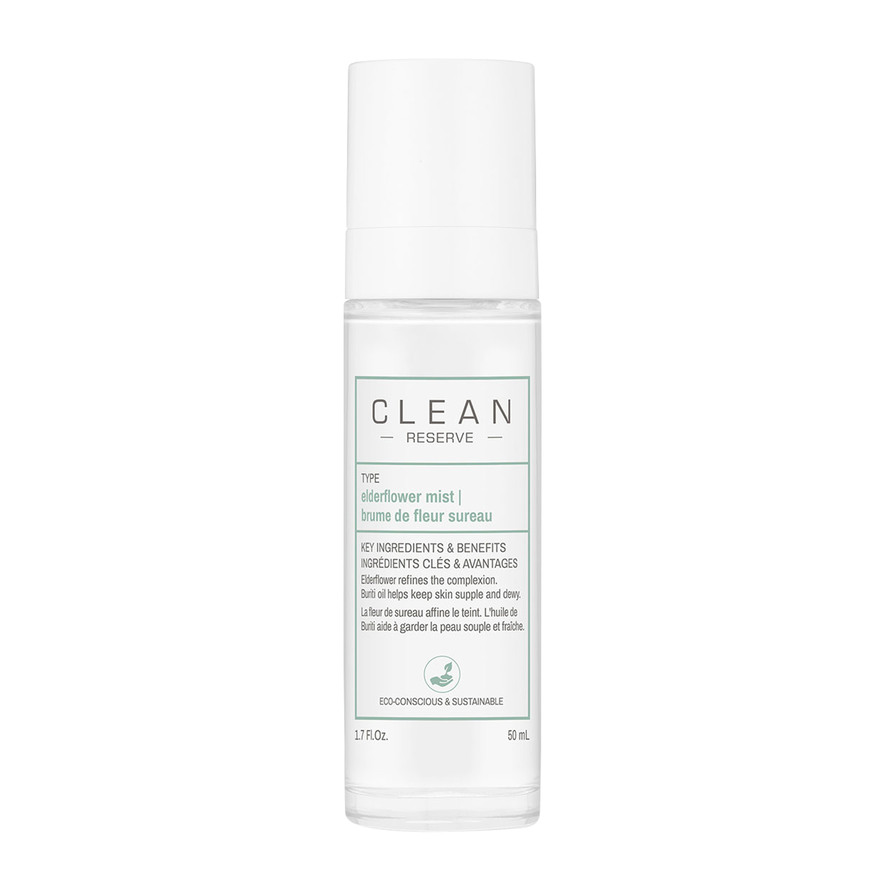 clean, reserve elderflower, moisturizing, mist spray, for face, 50 ml clean, reserve elderflower, moisturizing, mist spray, for face, 50 ml