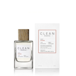 clean, reserve sel santal, eau de parfum, unisex, refillable, 100 ml