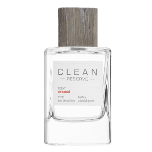 clean, reserve sel santal, eau de parfum, unisex, refillable, 100 ml