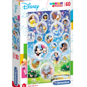 clementoni, disney classic, puzzle, unisex, 60 pcs