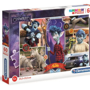 clementoni, from the movie, onward, puzzle, unisex, 5+ years, 60 pcs