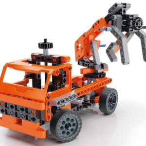 clementoni, mechanics laboratory, transport trucks, construction set, for boys, 8+ years