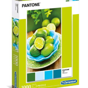 clementoni, pantone, lime punch, puzzle, unisex, 1000 pcs